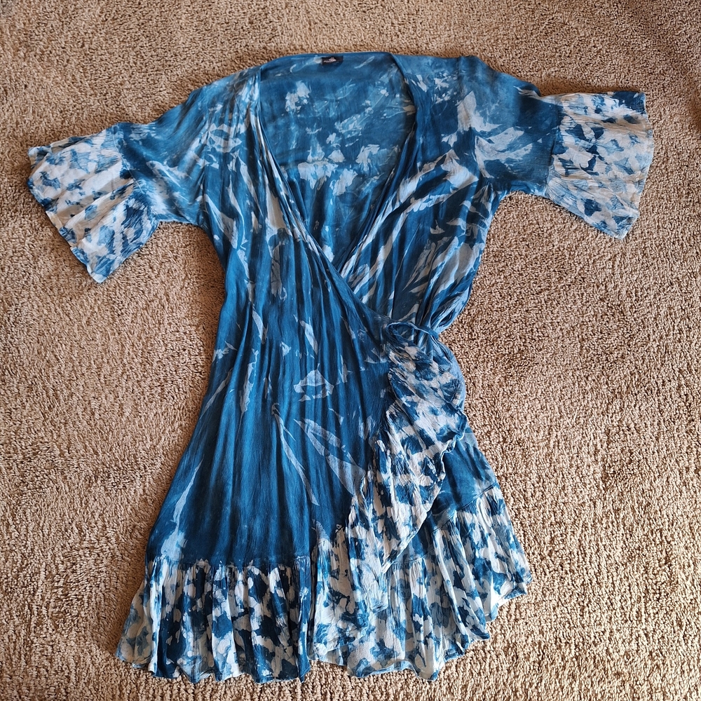 Advance Apparels Blue Asymmetrical Dress